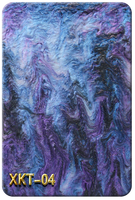 Plaque acrylique découpée au laser sur mesure - Écologique, imperméable, motif marbre nacré (épaisseur 3-5 mm) pour la décoration intérieure de luxe