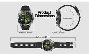 Reloj Inteligente con Llamadas Bluetooth, Pantalla AMOLED de 1.43 Pulgadas, Resistente al Agua 5ATM, Mapas Offline, Altímetro, Brújula, GPS, 2026 - Product Image 6