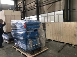 Ngang di động bắn nổ máy cho boong tàu gỉ loại bỏ thép bắn quá trình làm sạch bao gồm. Công cụ đánh bóng động cơ PLC - Product Image 6