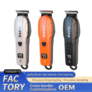 Tondeuse à <span class=keywords><strong>cheveux</strong></span> professionnelle avec écran LED, lame <span class=keywords><strong>de</strong></span> type R, 4 peignes <span class=keywords><strong>de</strong></span> guidage, rechargeable par USB, faible bruit pour salon et usage domestique - Product Image 1