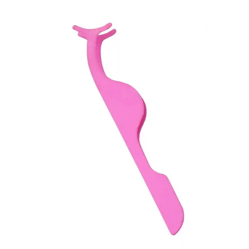 Custom Logo Stainless Steel Pink Lash Tweezer Applicator Eyelash Tweezers for Eyelash Extension