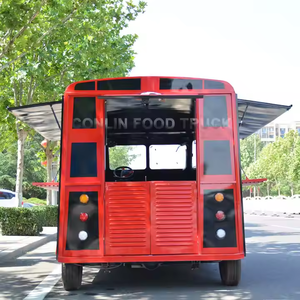 Chariot de Nourriture Mobile Van Chariot de Crème Glacée <span class=keywords><strong>Camion</strong></span> de Nourriture USA Citroën Chariot de Fraises avec de la Crème - Product Image 5