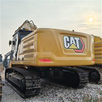Excavatrice sur chenilles Caterpillar 345GC d'occasion pour l'exportation mondiale, avec pompe hydraulique CAT d'origine, en excellent état et peu utilisée, disponible en entrepôt.