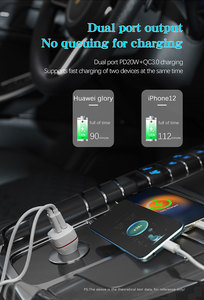 All'ingrosso 32W caricatore veloce per auto USB A + C di buona qualità adattatore per <span class=keywords><strong>accendisigari</strong></span> <span class=keywords><strong>presa</strong></span> caricatore rapido OEM ODM Factory - Product Image 2