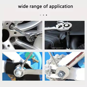 Conjunto de Ferramentas Manuais Multifuncionais para Reparo Automotivo de 61 Peças, Chave Catraca OEM com Soquete de 1/4 de Polegada e Haste de Extensão em Aço de Alto Carbono - Product Image 5