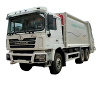 Camion compacteur de déchets d'occasion en bon état avec moteur diesel, camion de collecte et de transport de déchets à vendre