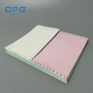 Bulk OEM Custom Top Coated CB CFB CF Carbonless <b>Paper</b> <b>Roll</b> 50gsm 55gsm NCR <b>Paper</b> Printing Factory Use Supply - Product Image 1