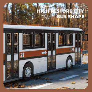 Xbert 66021 557-teiliger <span class=keywords><strong>Vintage</strong></span>-Stadtbus aus ABS-Kunststoff Puzzle-Bausteine-Spielzeug für Kinder zum Zusammenbauen Intelligentes Spielzeug - Product Image 5