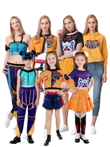 Nouvel ensemble de cosplay populaire pour enfants, style imprimé <span class=keywords><strong>3D</strong></span> Mira Rumi Zoey Demon Hunters, pour scène et déguisement de fille K-Pop - Product Image 2