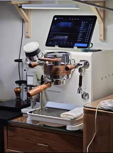 Máquina de Espresso Semiautomática de Doble Caldera Serie DATA con Bomba de Engranajes y Función de Ajuste de Presión - Grado Profesional - Product Image 4
