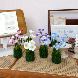Planta Artificial de Gloría de la Mañana en Maceta, 10cm-30cm de Altura, Simulación Realista, Decoración de Escritorio para Interiores, Vegetación - Product Image 4