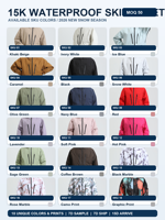 Veste de ski personnalisée pour homme, imperméable, chaude, respirante, pour la randonnée hivernale, à capuche, pour le snowboard, OEM