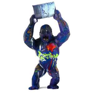 2024 personnalisé fibre <span class=keywords><strong>de</strong></span> verre orang-outan décor maison fluide Art <span class=keywords><strong>Pop</strong></span> artisanat Donkey Kong <span class=keywords><strong>magasin</strong></span> décor - Product Image 1