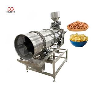 Disco de tambor único continuo, equipo de sabor de anacardo, fritos, aperitivos, recubrimiento de cacahuete, máquina de condimentos de especias mezcladas - Product Image 1