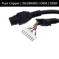 0430250800 Câble de Faisceau de Câblage avec Connecteur Femelle Molex Micro-Fit 3.0 à 8 Broches, Pas de 3mm, 2x4 Broches, Moulé par Injection Personnalisé
