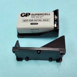 9v <span class=keywords><strong>6F22</strong></span> <span class=keywords><strong>6LR61</strong></span> boîtier de support de batterie avec couvercle interrupteur fil câble fils/broches - Product Image 5