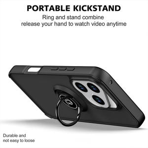 Fundas de teléfono móvil para Iphone 17 16 15 Pro <span class=keywords><strong>Max</strong></span> 14 13 12 11 soporte de anillo acrílico duro TPU soporte de coche accesorio de teléfono móvil - Product Image 5