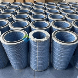 Cartouche filtrante conique plissée en cellulose F7 F8 F9 pour collecteur de poussière industriel de centrales électriques à turbines à gaz - Product Image 3