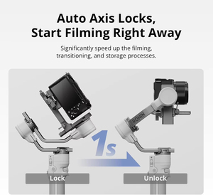 Estabilizador de Gimbal Mini <span class=keywords><strong>Combo</strong></span> 100% <span class=keywords><strong>RS</strong></span> 5/RS4/RS4 <span class=keywords><strong>PRO</strong></span>, Carga Útil de <span class=keywords><strong>2</strong></span> kg/4.4 lb, Seguimiento Inteligente de Cámara, Gimbal con Verticalización Nativa - Product Image 6