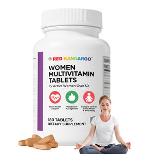 Tabletas multivitamínicas para mujeres Apoya la buena salud general y el bienestar Gestión del metabolismo Salud del corazón Suplemento multimineral - Product Image 1