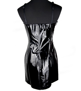 Abito Mini Sexy in PVC con Zip per Feste in Club, Costume Fetish, Lingerie Erotica per Donne - Product Image 4