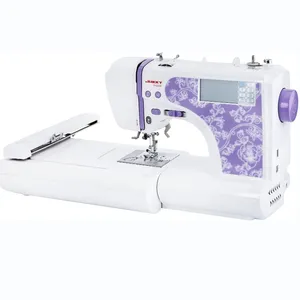 JK1500 Domestic Household Multi-Function Embroidery Sewing Machine with super easy large touch-screen LCD