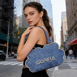 Designer Handbag Durable Canvas Bag Hot Selling Elegant Women's Trendy <b>Wallet</b> Fashionable And Versatile Customizable With Logo - Product Image 1