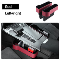 Organisateur de siège de voiture personnalisé, accessoires pour console automobile, boîte de rangement, organisateur latéral de siège avec porte-gobelet