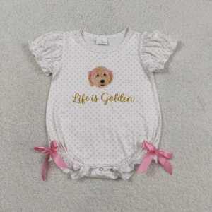 Combinaison à bulles pour bébé fille RTS Life is Golden, 95% coton et élasthanne, décontractée, pour nouveau-né - Product Image 2