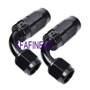 Adaptador de ajuste de aluminio y combustible, extremo de manguera giratoria <span class=keywords><strong>AN</strong></span>-12 AN12, de flujo rápido - Product Image 5