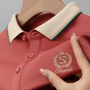 <span class=keywords><strong>Polo</strong></span> estiva con collo a maniche corte t-Shirt da <span class=keywords><strong>uomo</strong></span> <span class=keywords><strong>Slim</strong></span> <span class=keywords><strong>Fit</strong></span> <span class=keywords><strong>Polo</strong></span> ricamata di tendenza - Product Image 3