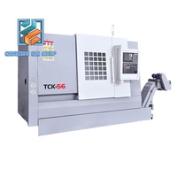 Centre d'usinage CNC TCK56Y pour la traitement de pièces automobiles, machine de fraisage-tournage 4 axes, outillage dynamique de l'axe Y haute précision