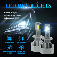 Ampoules de phare LED BB1741 9006 H27 H1 H4 H7 Blanc Lumière Constante 12V Performance Stable pour Voiture Camion SUV Fourgon Vente en Gros