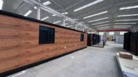 Bâtiment modulaire en acier Apple Cabin à 2 niveaux de 11,5 m, bureau mobile avec salle de bain et cuisine