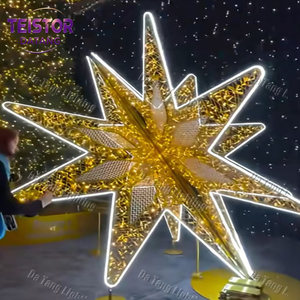 Grande étoile lumineuse de Noël à LED pour les événements de plein air, les affichages commerciaux et les décorations paysagères - Product Image 4