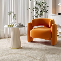 Ensemble de canapés et fauteuils en velours personnalisables pour salon de beauté, consultation, magasin de vêtements, salle d'échantillons, centre d'exposition, balcon