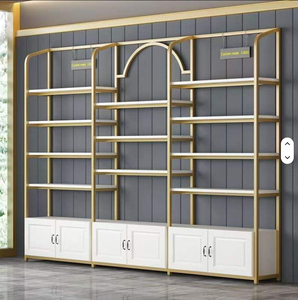 Exhibidor de Cosméticos de Alta Calidad, Mueble de Exhibición de Metal y Acero Especial para Salón de Belleza y Barbería - Product Image 4