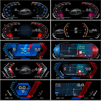 Pour BMW Série 1 E81 E82 E87 E88 : Nouveau style d'écran d'instrumentation LCD complet, personnalisation du cockpit virtuel, Plug and Play, sans codage Canbus