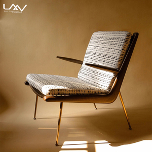 Design moderno Villa soggiorno di lusso per il tempo libero <span class=keywords><strong>sedia</strong></span> Hotel camera da letto struttura in legno tessuto per il tempo libero imbottito <span class=keywords><strong>sedia</strong></span> mobili - Product Image 2