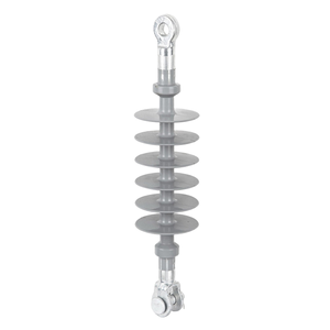 Isolateur électrique composite suspendu <span class=keywords><strong>HOGN</strong></span> haute tension 24 kV 50 Hz 50 A, type FXBYW, résistance à la traction 160 kN - Product Image 3
