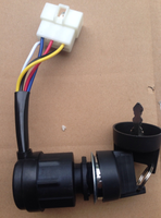 Nuevo Interruptor de Encendido de 5 Cables con Llave para Generador Refrigerado por Aire 178F/186F, Motor Diésel, Cultivadora