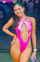 Maillot de bain caribéen, maillot de bain métallisé néon brillant, costume de carnaval, maillot de bain caribéen, monokini, tenue de lundi gras, combinaison