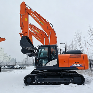 Máquina Excavadora ZX220 con Control Preciso para la Construcción de Canales de Drenaje Urbano - Product Image 4
