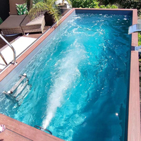 Conteneur en fibre de verre Offre Spéciale Piscine préfabriquée de haute qualité 20FT 40FT Container Pool