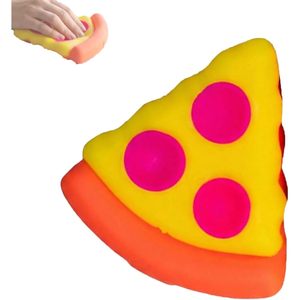 Cute Pizza Fidget <b>Toy</b> TPE Soft Sensory Squishy For Kids 5 To 7 Years Unisex <b>Desk</b> Decor - Product Image 2