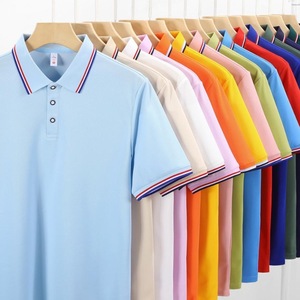 Men's Ice Silk Polo <b>Shirt</b> 210g Quick Dry Summer <b>Collared</b> <b>T</b>-<b>shirt</b> With Logo Custom Cultural Event Clothing Factory - Product Image 1
