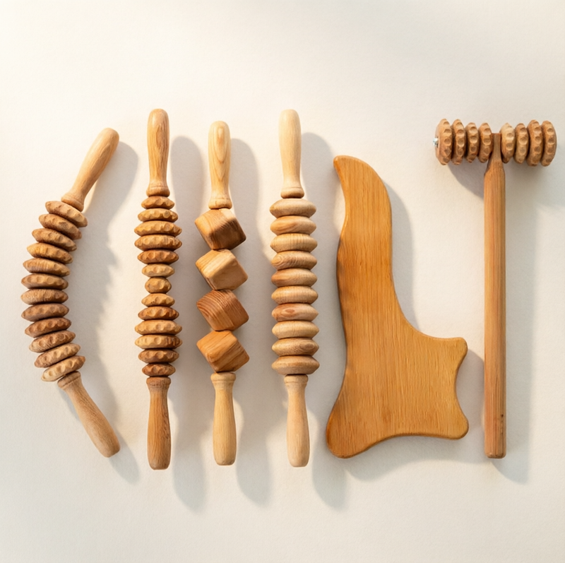 Custom Logo Wooden Gua Sha Roller