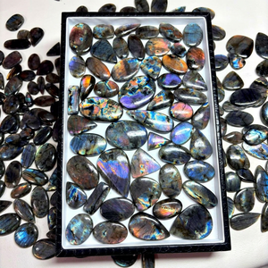 Wholesale Natural Spectrolite Labradorite Bulk LOT Cabochons Color Flash Loose Gemstones for Jewelry Making Supplies - Product Image 1
