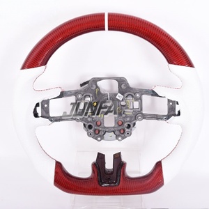 พวงมาลัยรถสปอร์ตคาร์บอนไฟเบอร์หนังแท้ LED สำหรับฟอร์ด<span class=keywords><strong>2022</strong></span>สไตล์ใหม่ออกแบบได้ตามต้องการ - Product Image 1
