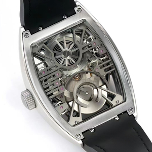 Reloj Mecánico Manual de Alta Gama para Hombre, con Tourbillon Central Luminoso Plateado, Esqueletizado, Resistente al Agua, de Precisión Superior - Product Image 4